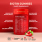 Kreenz Biotin Gummies for Hair, Skin & Nails | Strawberry Flavour | 60 Gummies